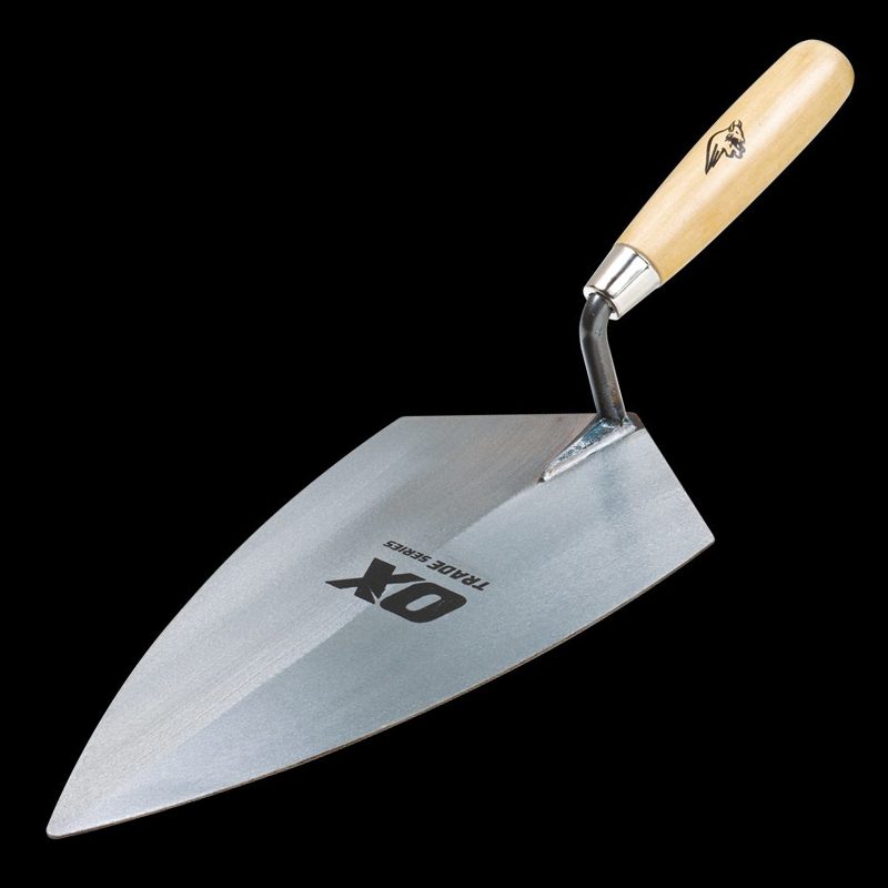 OX Tools Trade Brick Trowel Philadelphia - Wooden Handle 11' - 280mm