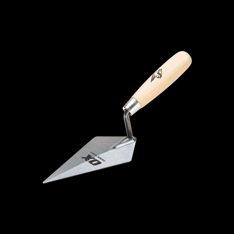 OX Tools Trade Pointing Trowel - Wooden Handle 6' - 152mm