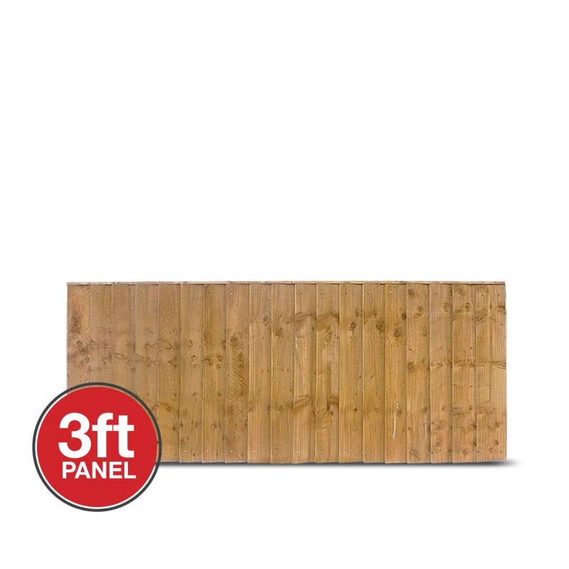 3ft x 6ft - Closeboard Fence Panels