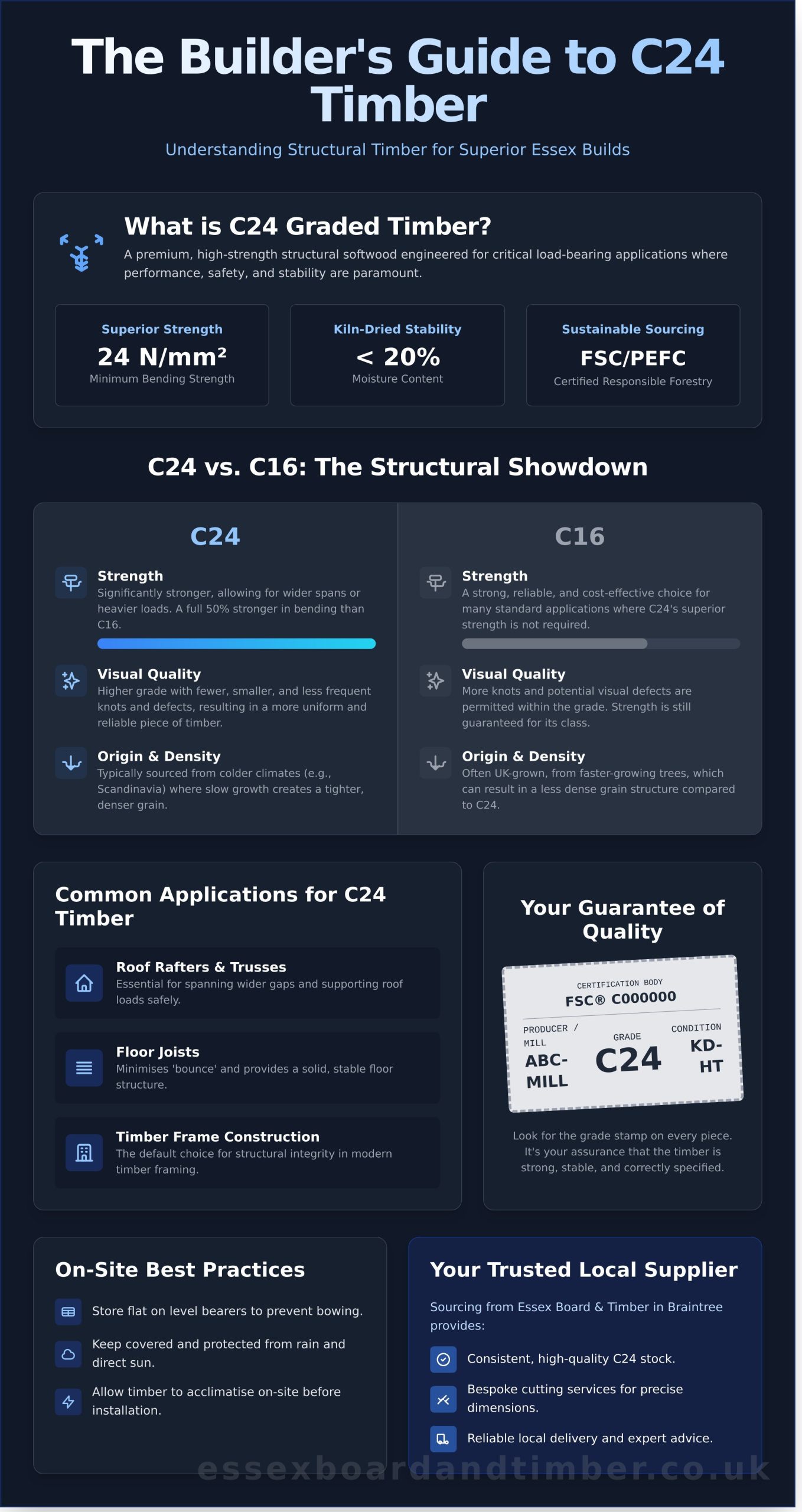 C24 Timber in Braintree: The Definitive Guide for Essex Builders