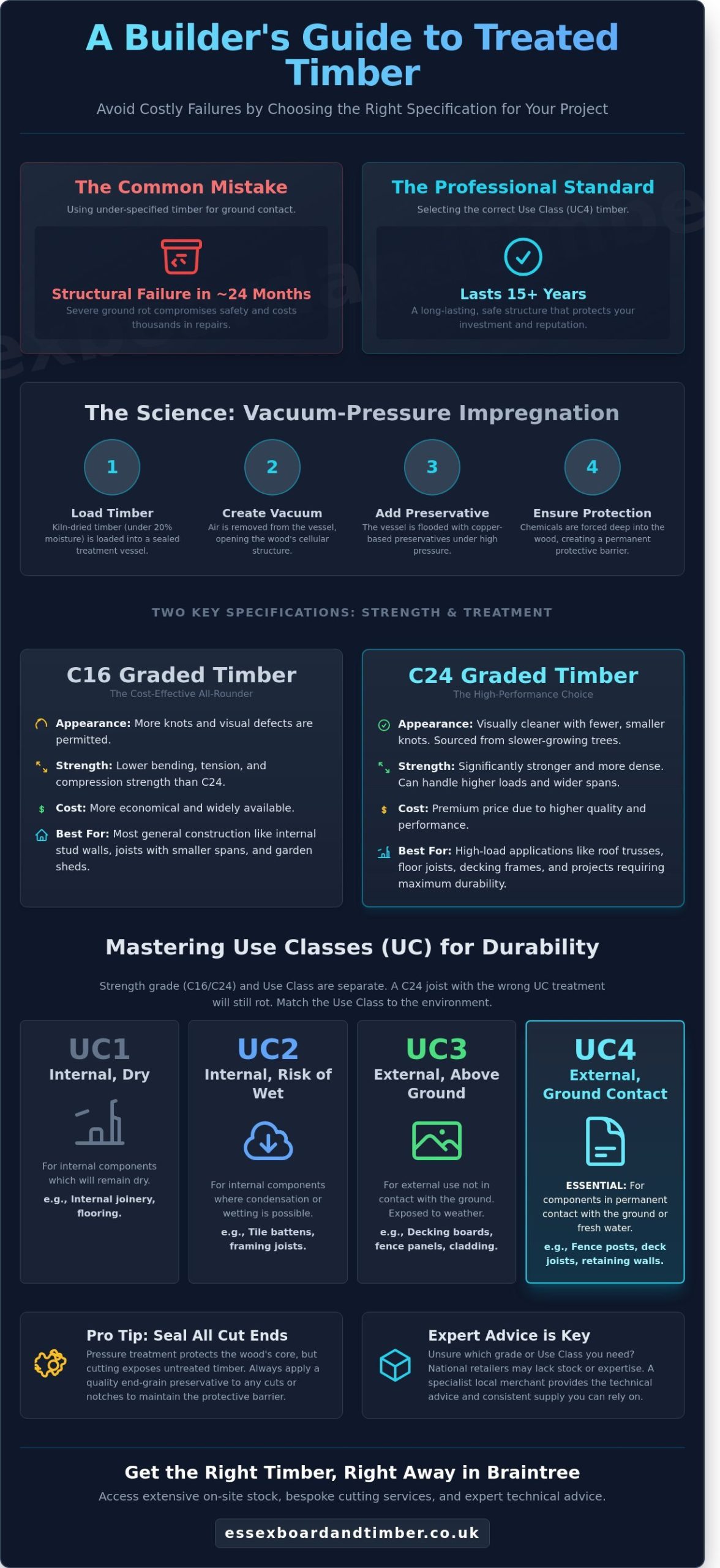 Treated Timber in Braintree: The Definitive Guide for Essex Builders and DIYers