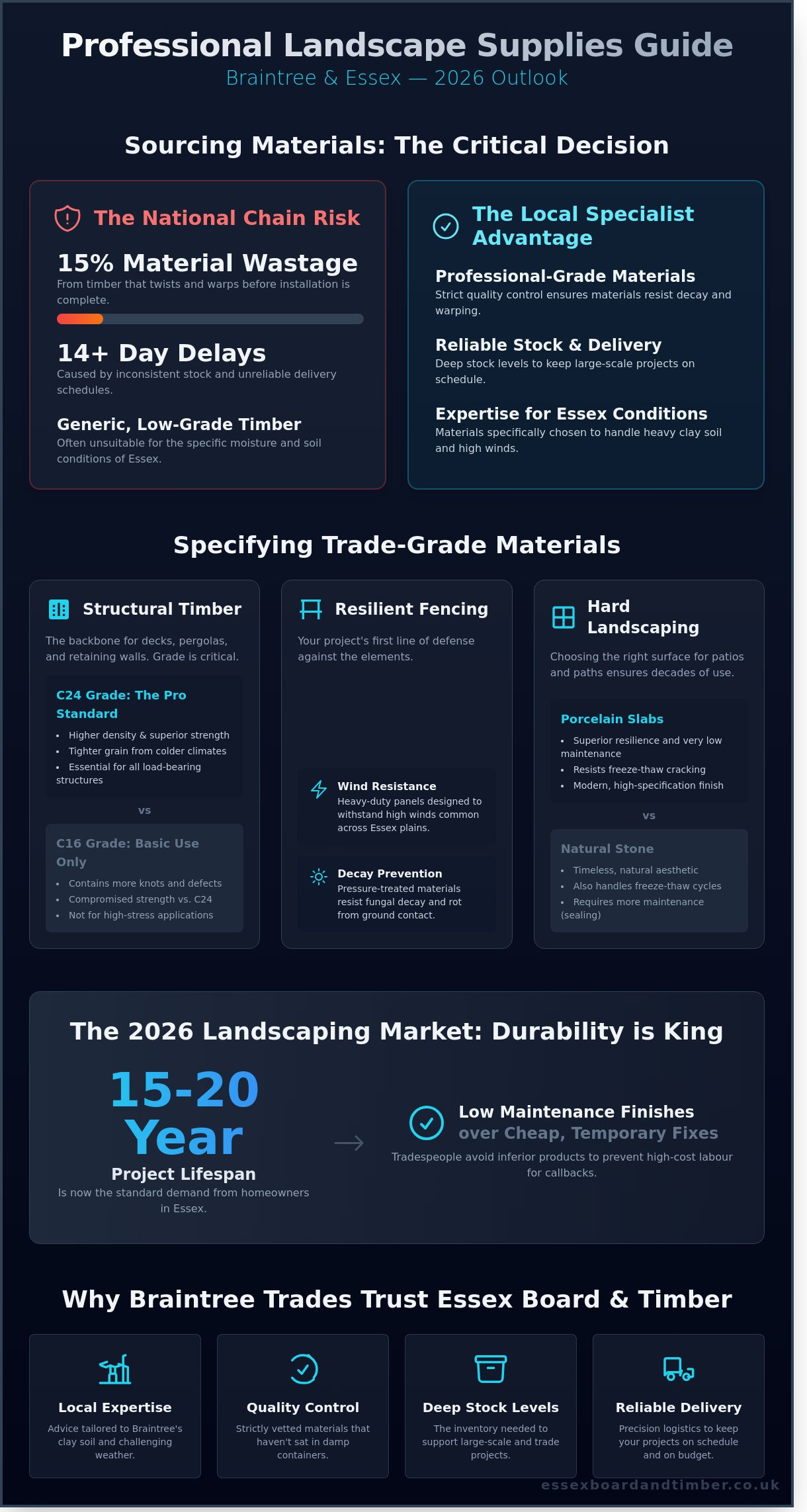 Landscape Supplies Braintree: The Professional’s Buying Guide for 2026