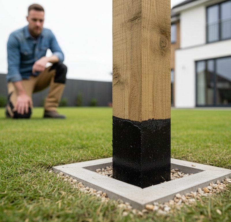 How to Stop Fence Posts Rotting in Concrete: A Braintree Builder’s Guide