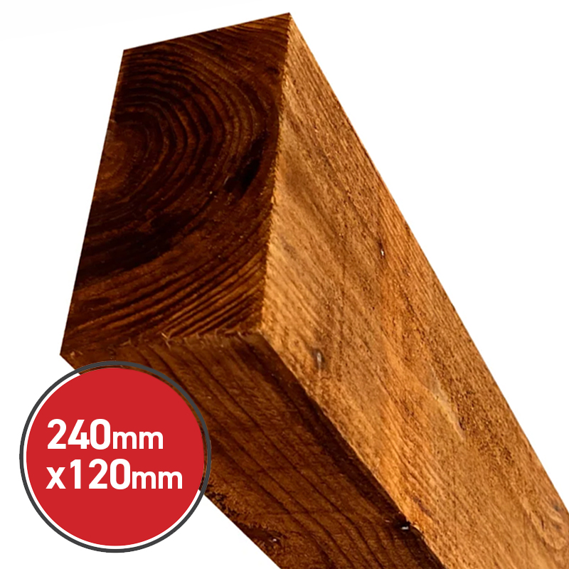 Brown Treated Sleepers